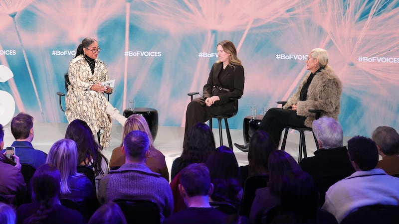 Sheena Butler-Young, Clare Waight Keller and Maria Cornejo at VOICES 2025.