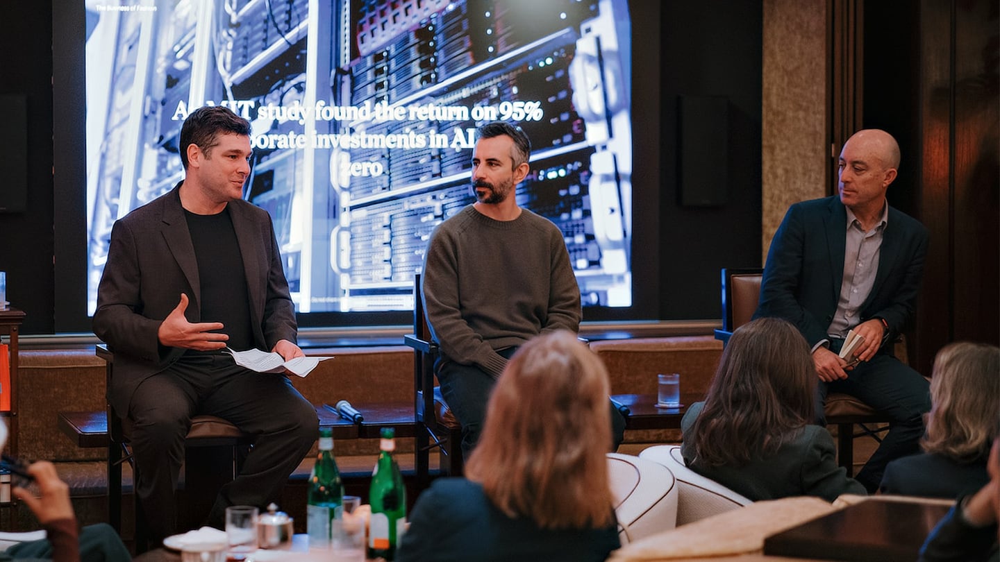 Executive editor Brian Baskin led the discussion alongside Bain and Milan correspondent Eric Sylvers.