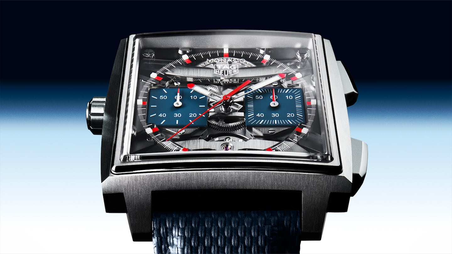 TAG Heuer Monaco Evergraph model showed at Watches and Wonders