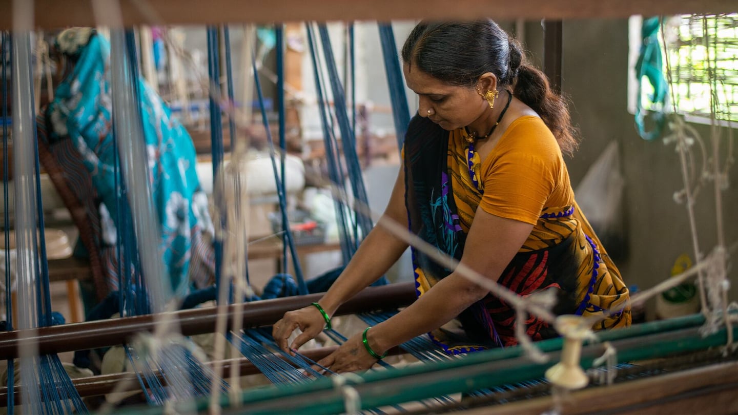 Female worker in Madhya Pradesh, India.