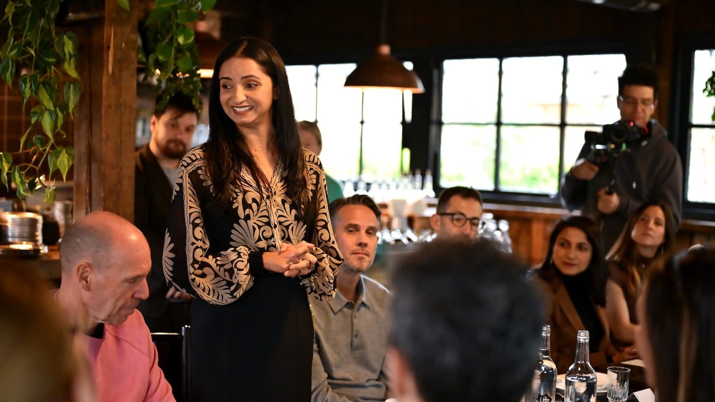 Amazon's Abira Chatterjee and guests at The Business of Fashion and Amazon Fashion & Sports' knowledge lunch at BoF VOICES 2025.