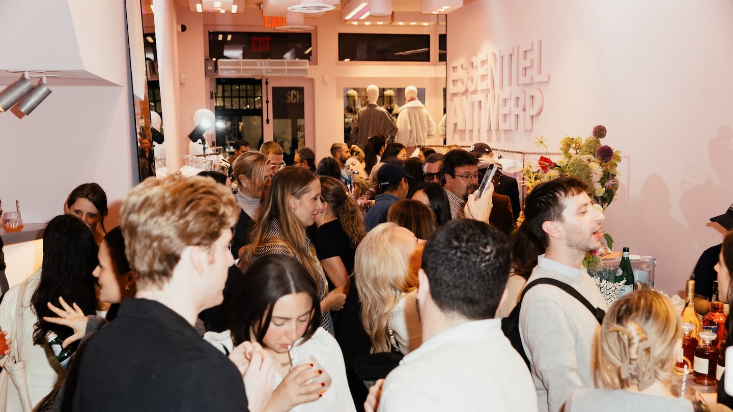 An event at Essentiels Antwerp's SoHo store.