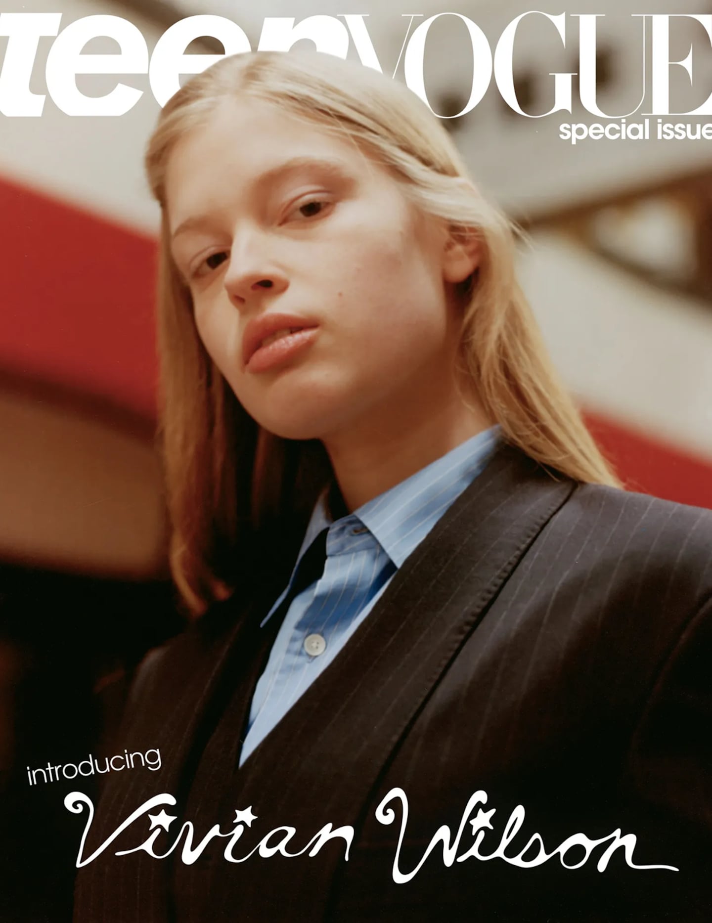 A recent Teen Vogue cover starring trans model Vivian Jenna Wilson.